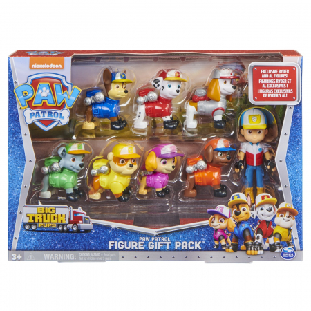 Jucarii si jocuri interactive pentru  copii - Patrula Catelusilor Big Truck Pups Set 8 Figurine