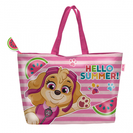 Gentuta de plaja copii - Patrula Catelusilor Summer Geanta de Plaja Copii 48 cm