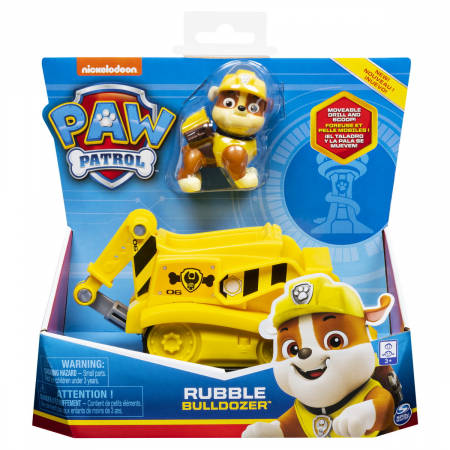 Copii 3 ani+ - Patrula Catelusilor Vehicule Cu Figurina Rubble