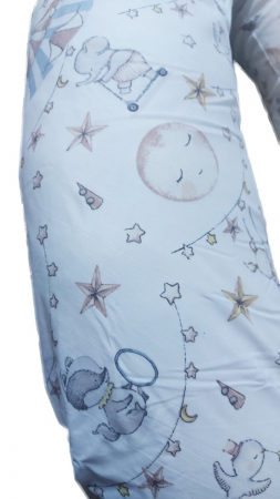 Perna pentru gravida, Fibre din silicon, 180 cm, Appekids - Circus [2]