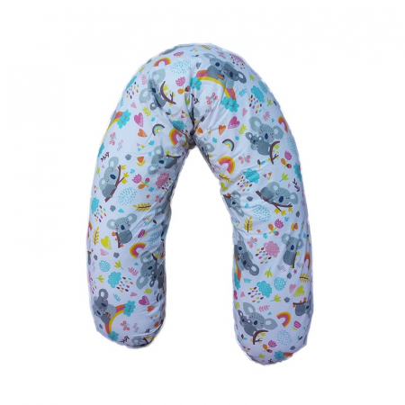 Pentru Bebe - Perna pentru gravida, Fibre din silicon, 180 cm, Appekids - Koala