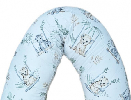 Perna pentru gravida, Fibre din silicon, 180 cm, Appekids - Safari [1]