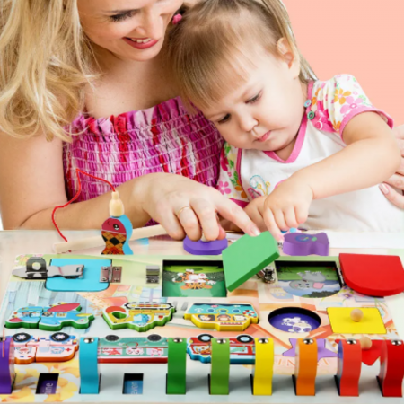 Placa activitati Montessori multifunctionala