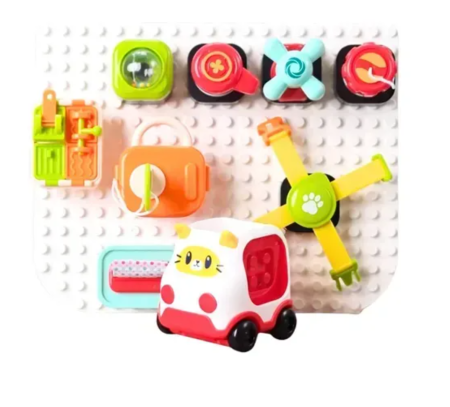 Jucarii copii si bebe - Placa Montessori de Activitati pentru Copii, Joc Senzorial Interactiv