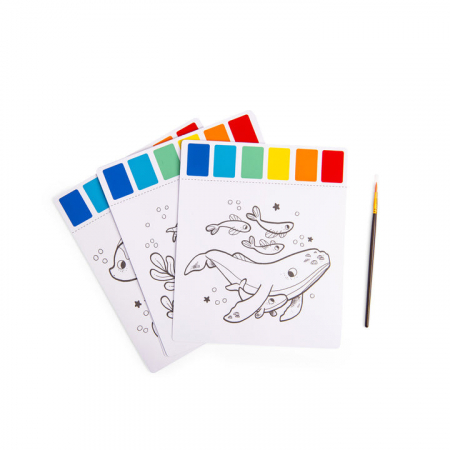 Planse preilustrate pentru pictura Aventurile lui Paulie, Moulin Roty [1]