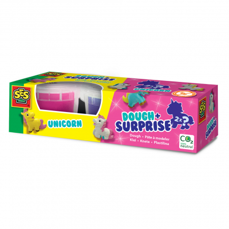Copii 3 ani+ - Plastilina colorata pentru copii cu unicorni surpriza