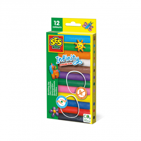 Pictura, modelaj si accesorii - Plastilina colorata pentru copii (12x180 gr.)