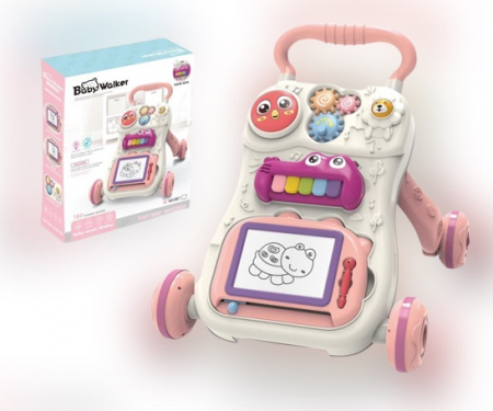 Premergatoare si antemergatoare bebe - Antemergator interactiv cu tablita de scris si pian