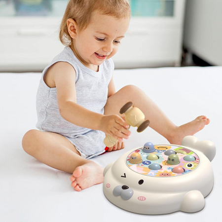 Copii 3 ani+ - Joc Copii Prinde Hamsterul cu Ciocanel - Distractie si Dezvoltare