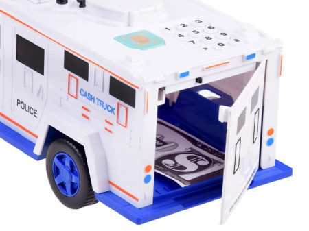 Pusculita electronica,Masina de Politie Cash Truck [2]