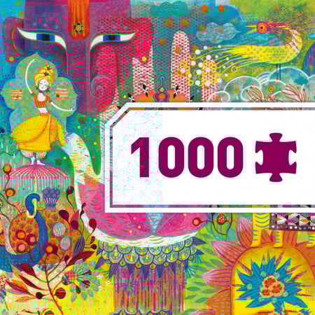 Puzzle galerie Magic India, Djeco [1]
