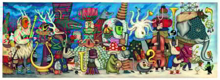Jucarii copii si bebe - Puzzle galerie Orchestra fantastica, Djeco