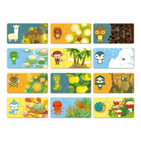 Puzzle duo Ascunselea, Djeco [6]