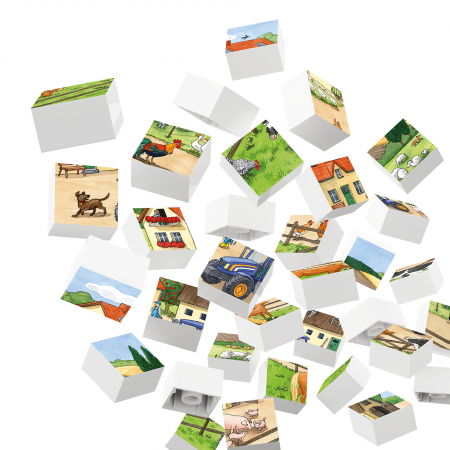 Puzzle Ferma de animale Hubelino (35 piese) [1]