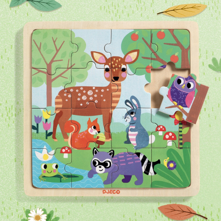 Puzzle lemn Forest Djeco [3]