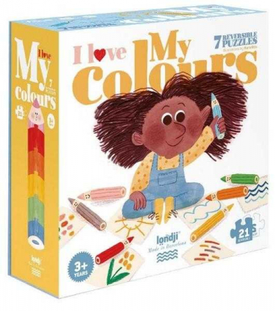 Copii 3 ani+ - Puzzle Iubim culorile, Londji