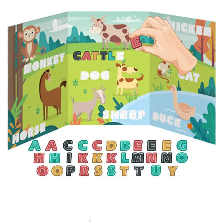 Puzzle Magnetic Educativ cu Litere, 32 de Piese [1]