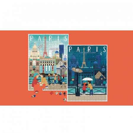 Puzzle reversibil Paris - orasul luminilor, Londji [2]
