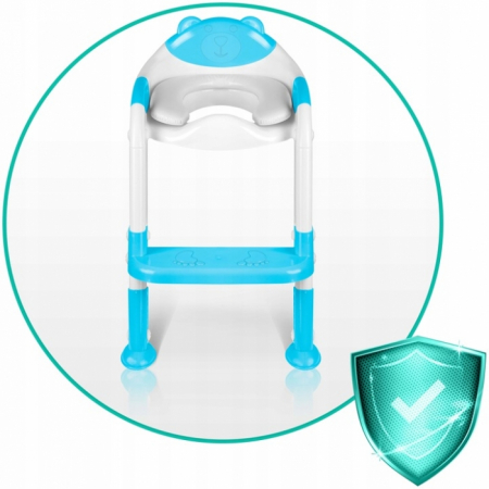 Olite copii - Reductor toaleta cu scara pentru copii Ricokids 729200