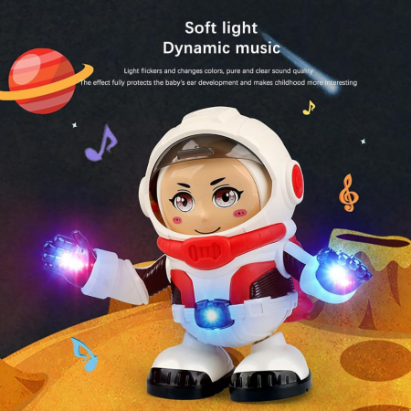 Robot Astronaut Interactiv care Danseaza, cu Melodii si Lumini LED [3]
