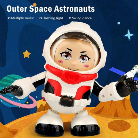 Robot Astronaut Interactiv care Danseaza, cu Melodii si Lumini LED [2]
