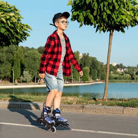 Role Reglabile, 40-43, Negru/Albastru [2]