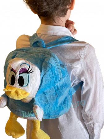 Rucsac din plus de tip ghiozdanel pentru copii Albastru Daisy Duck [4]