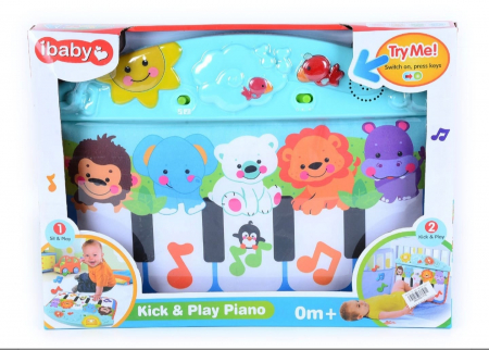 Saltele interactive - Salteluta muzicala  2 in 1 pentru bebe