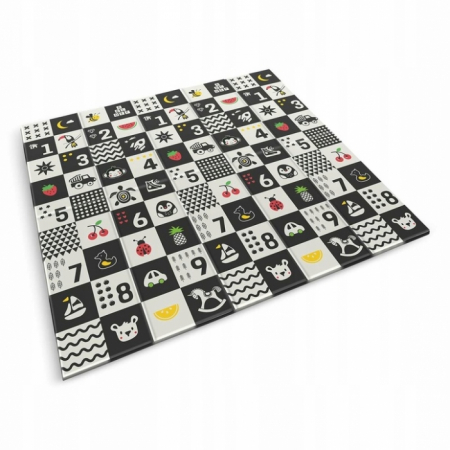 Pentru Bebe - Salteluta de joaca din spuma 200 x 180 x 1 cm Nukido NK-340 Ocean-Numbers