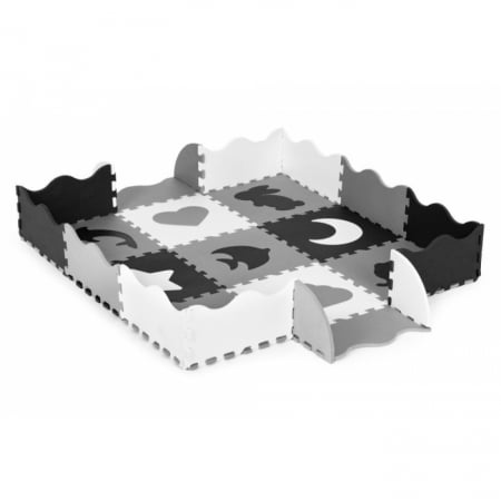 Camera copilului - Salteluta de joaca tip puzzle cu pereti, 25 elemente, Ecotoys ECOEVA015