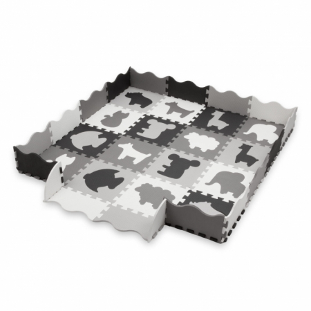 Pentru Bebe - Salteluta de joaca tip puzzle Kidwell HAPPY - Zoo