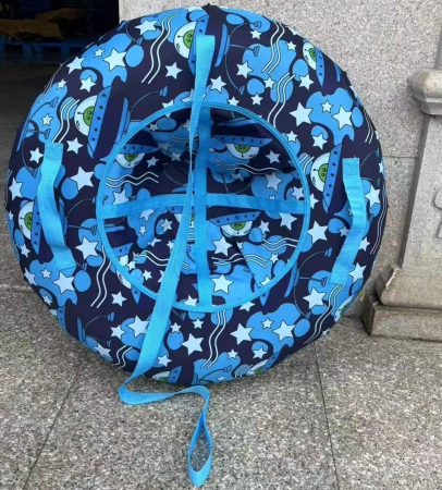 Jucarii de exterior - Sanie Gonflabila cu Manere - Stelute Jucause