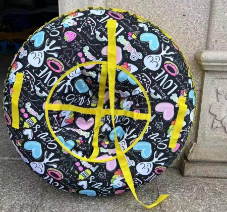 Sanii si schiuri copii - Sanie Gonflabila cu Manere - Love