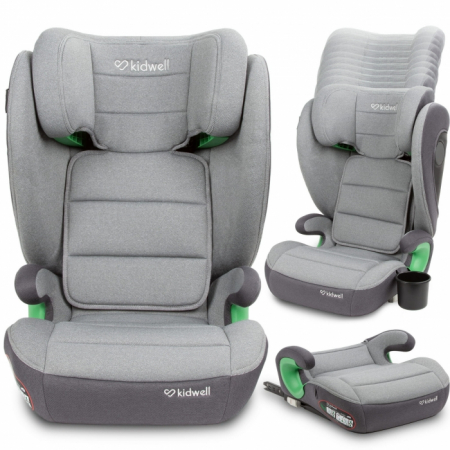 Carucioare si articole transport copii si bebelusi - Scaun auto cu Isofix 15-36 Kg Kidwell Weston - Light Gray