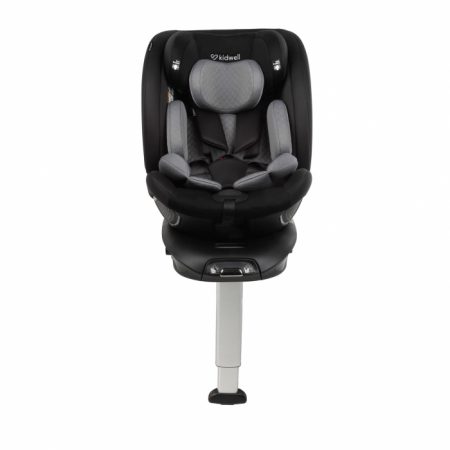 Scaune auto copii - Scaun auto cu ISOFIX Kidwell GoCar, grupa 40-135 cm, i-Size, omologare R129 - Negru-Gri