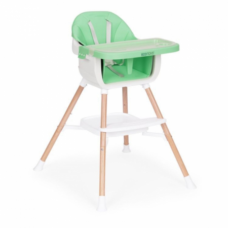 Scaune de masa bebe - Scaun de masa 2 in 1 Ecotoys HC508 - Verde