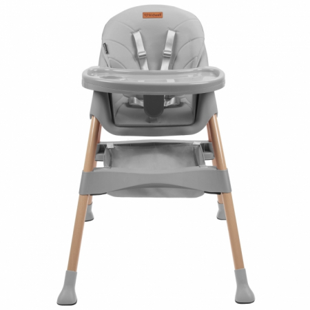 Scaune de masa bebe - Scaun de masa 2 in 1 Kidwell KARIMI - Gri