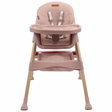 Scaune de masa bebe - Scaun de masa 2 in 1 Kidwell KARIMI - Roz