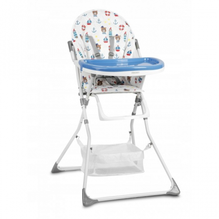 Scaune de masa bebe - Scaun de masa Ricokids Eldo - Alb - Albastru