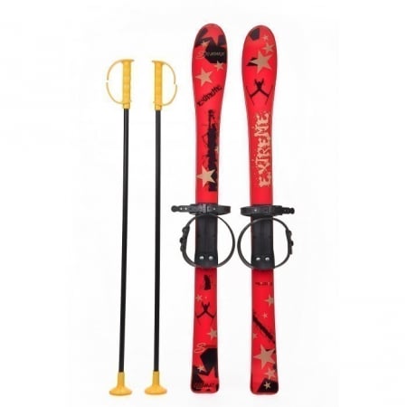 Jucarii de exterior - Schiuri copii Marmat 90 cm - Rosu