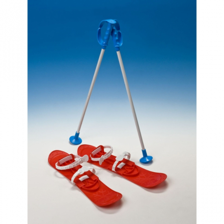 Jucarii de exterior - Schiuri copii Marmat Big Foot - Rosu