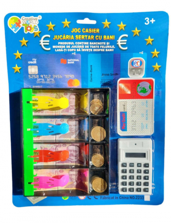 Copii 5 ani+ - Set Bani de Jucarie pentru Copii - Bancnota Leu/RON