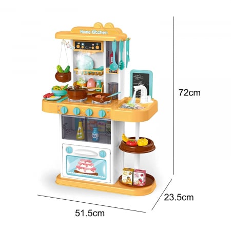 Set Bucatarie Interactiva, Joc de Rol cu Melodii si Lumini, 43 Piese, 72 cm Inaltime [7]