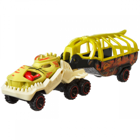 Set Camion Si Masina Sport Hot Wheels Fossil Night [3]