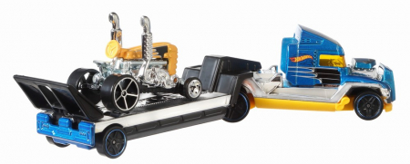 Set Camion Si Masina Sport Hot Wheels Steel Power [4]