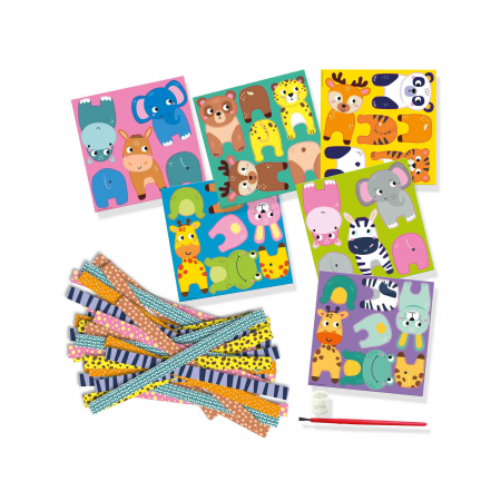 Set creativ - Animale din benzi de hartie [1]