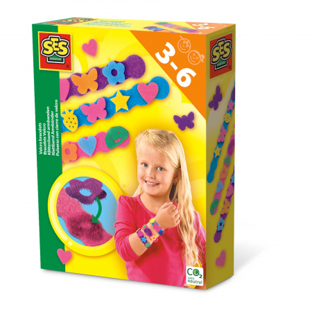 Copii 3 ani+ - Set creativ - Bratari cu scai