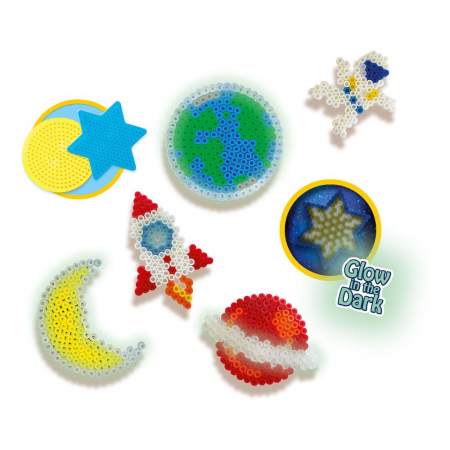 Set creativ copii - Astronomie cu Margele de calcat luminoase [1]