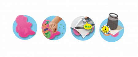 Set creativ copii Beedz - Creare sirene cu margele de calcat [5]