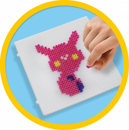 Set creativ copii Beedz – Margele de calcat Funpins animale [3]